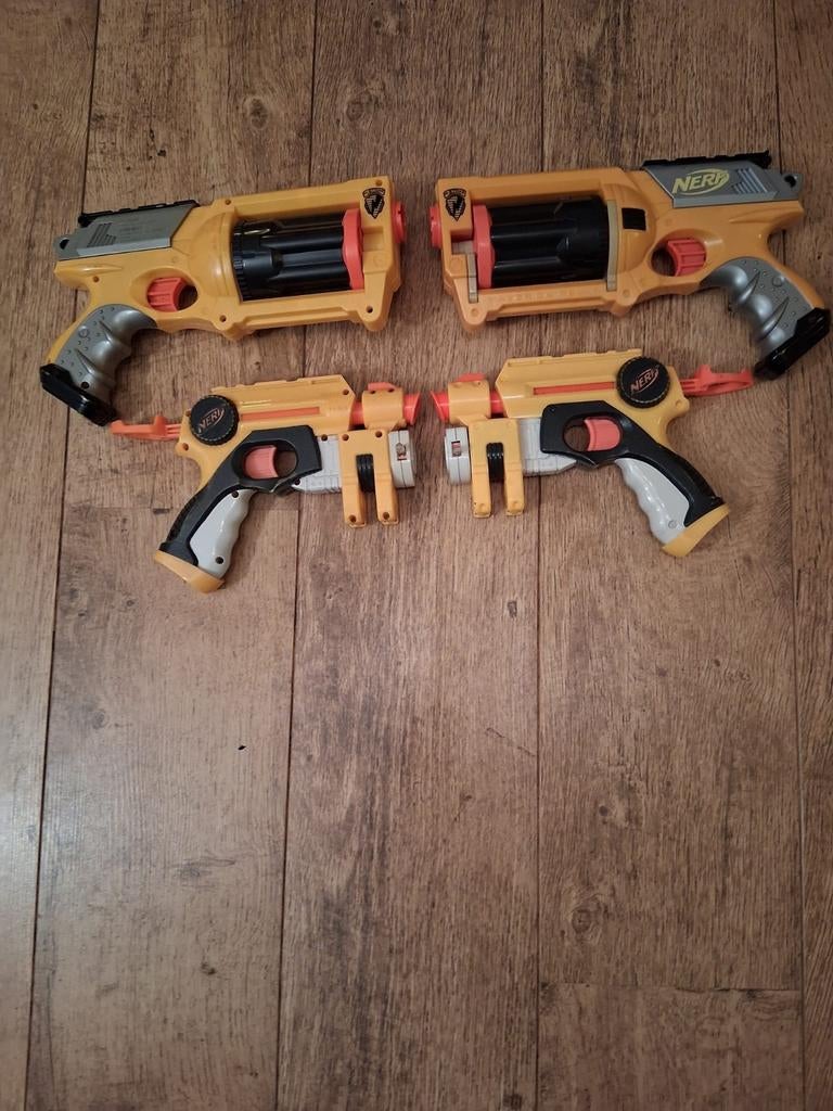 Nerf geweren, Ophalen, Gebruikt