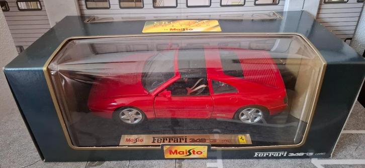 1.18  ferrari 348-ts, Hobby en Vrije tijd, Modelauto's | 1:18, Zo goed als nieuw, Auto, Maisto, Ophalen of Verzenden