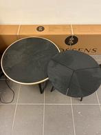 Industriële bijzettafeltjes - Set van 2, Ophalen, Gebruikt, Rond, Minder dan 50 cm