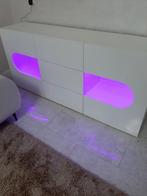 Dressoir  hoogglans wit, Ophalen of Verzenden, 25 tot 50 cm, 150 tot 200 cm