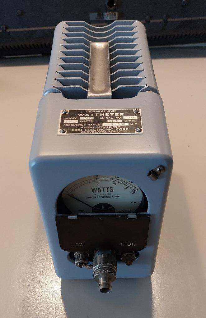 その他 BIRD WATTMETER MODEL 612 ≥ Bird Wattmeter-dummy 612 20-80W 50ohm 30-500Mhz — Zenders