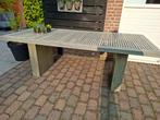 Tuintafel 220 x 100 x 78 - grijs, Tuin en Terras, Tuintafels, Ophalen, Gebruikt, Rechthoekig