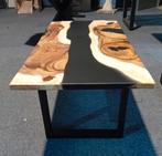 epoxy rivier salontafel Suar hout zeer mooi en uniek!, 100 tot 150 cm, Industrieel modern, Nieuw, Minder dan 50 cm