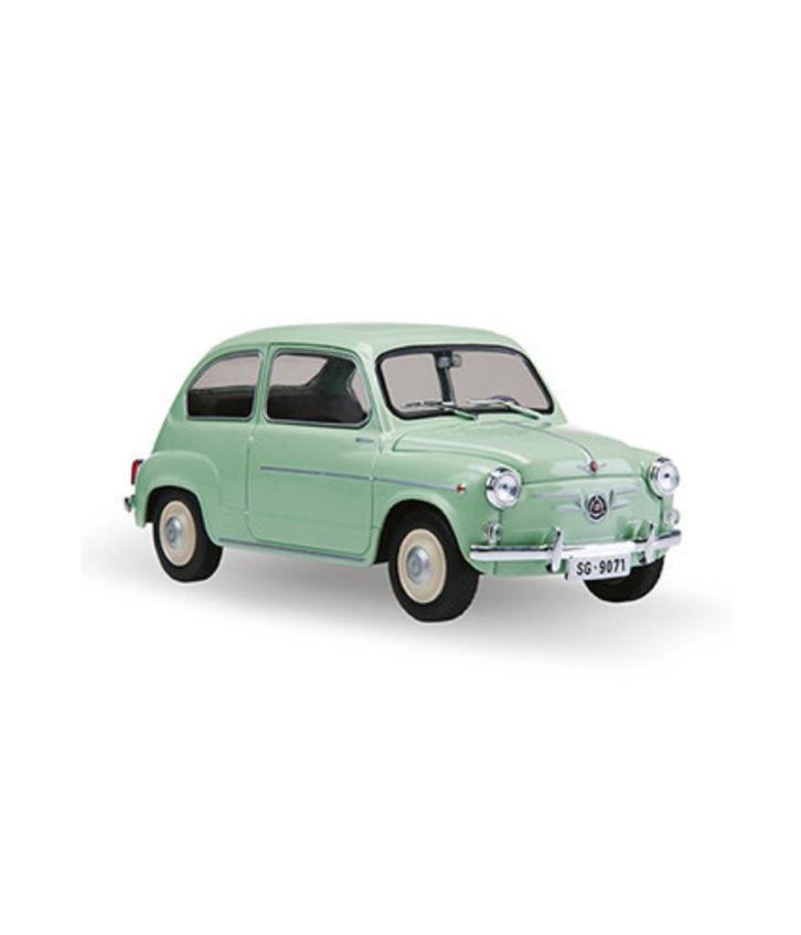 Seat 600 D Groen 1963 1:24 Spaanse coches inolvidables # 1, Hobby en Vrije tijd, Modelauto's | 1:24, Nieuw, Overige merken, Verzenden