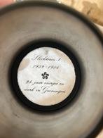 Vintage Slochteren-1 Groningen Tinnen Bierpul, Ophalen of Verzenden