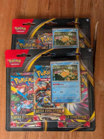 Mega Evolution (Psyduck) 3-pack blister beschikbaar voor biedingen