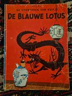 Kuifje: De Blauwe Lotus - Casterman 1946, Ophalen of Verzenden, Gelezen, Hergé, Plaatjesalbum