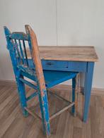 Vintage tafel en stoel, Antiek en Kunst, Ophalen