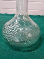 fles karaf vintage met druiven en bladeren, Ophalen of Verzenden, 'T Olde Gre-j, Info@toldegrej.nl, Endepoelstraat 20f Didam