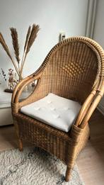 Rotan stoel, Huis en Inrichting, Ophalen, Zo goed als nieuw, Bruin, Eén