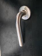 Zilver Deurbeslag: 4 sloten & 10 deurklinken, Doe-het-zelf en Verbouw, Hang- en Sluitwerk, Ophalen of Verzenden, Gebruikt, Rvs