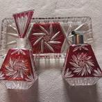 vintage parfumset anna hutte  lood kristal, Ophalen