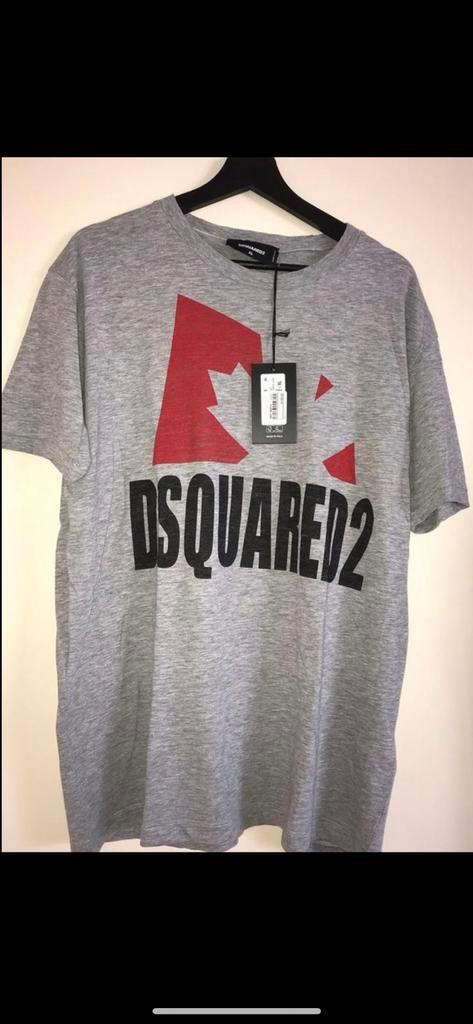 Nieuwe grijze Dsquared2 t-shirt maat XL, Kleding | Heren, T-shirts, Nieuw, Maat 56/58 (XL), Grijs, Ophalen of Verzenden