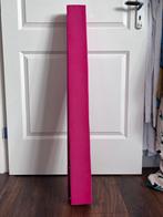 Turnbalk opvouwbaar 2x105 cm roze fluweel, Ophalen of Verzenden