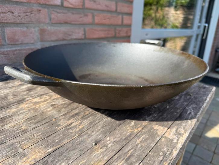 Gietijzeren wadjan, Huis en Inrichting, Keuken | Keukenbenodigdheden, Zo goed als nieuw, Ophalen