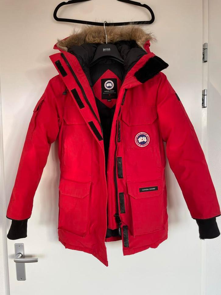 Canada Goose Expedition Parka - Rood - TEI 5, Kleding | Dames, Jassen | Winter, Zo goed als nieuw, Rood, Ophalen of Verzenden