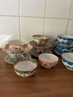 6 theekopjes heel dun porselein ,, Antiek en Kunst, Ophalen