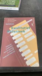 D.B. Baarda - Basisboek kwalitatief onderzoek, Ophalen of Verzenden, Zo goed als nieuw, D.B. Baarda; M.P.M. de Goede; J. Teunissen