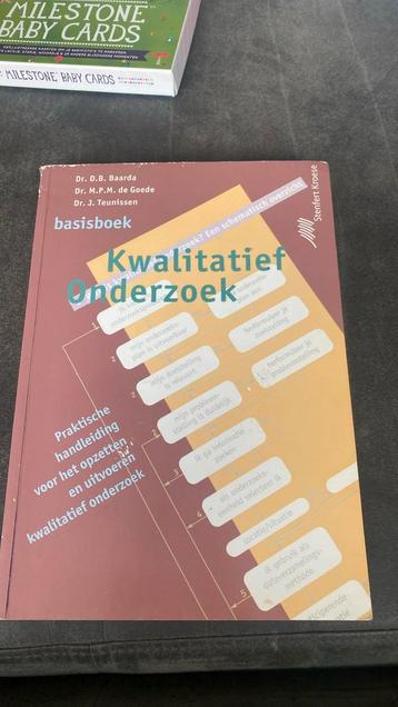 D.B. Baarda - Basisboek kwalitatief onderzoek beschikbaar voor biedingen