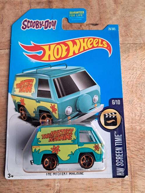 Hot Wheels The Mystery Machine Scooby-Doo Longcard 2015, Hobby en Vrije tijd, Modelauto's | Overige schalen, Nieuw, Ophalen of Verzenden