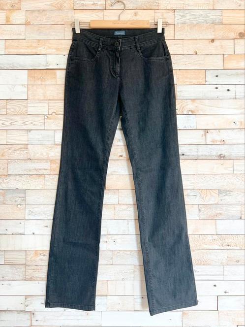 Terre Bleue jeans rechte pijp donkergrijs, maat 34 - NP119,-, Kleding | Dames, Spijkerbroeken en Jeans, Nieuw, W27 (confectie 34) of kleiner
