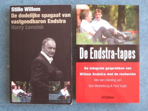 2 boeken Willem Endstra - Endstra tapes en Stille Willem, Boeken, Biografieën, Gelezen, Ophalen of Verzenden