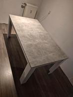Mooie grijze eettafel te koop, Huis en Inrichting, Ophalen, 50 tot 100 cm, Zo goed als nieuw, Vijf personen of meer