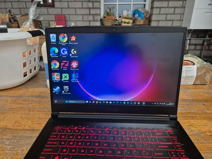 MSI GF63 Thin 11SC-465NL, Computers en Software, Windows Laptops, Gebruikt, 15 inch, SSD, 2 tot 3 Ghz, 16 GB, Qwerty, Met videokaart