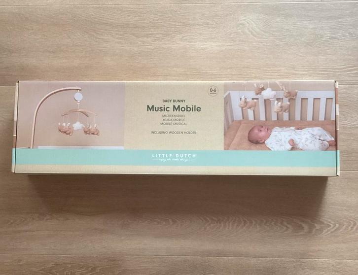 LITTLE DUTCH Music Mobile ( inclusief houten standaard ), Kinderen en Baby's, Kinderkamer | Inrichting en Decoratie, Zo goed als nieuw