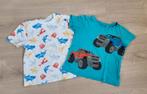 2 t-shirts - maat 110 / 116, Ophalen of Verzenden, Zo goed als nieuw, Jongen, Shirt of Longsleeve