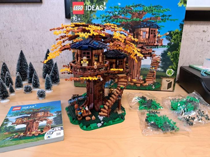 Lego Idea's boomhut 21318, Kinderen en Baby's, Speelgoed | Duplo en Lego, Zo goed als nieuw, Lego, Complete set, Ophalen of Verzenden