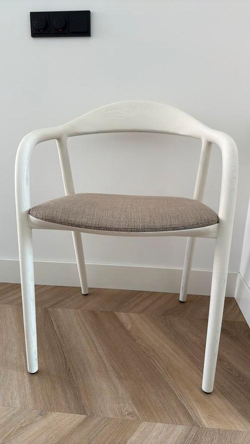 Artisan neva stoel 2 stuks, Huis en Inrichting, Stoelen, Zo goed als nieuw, Eén, Hout, Wit, Ophalen