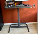 Zit-Sta bureau • 110x60cm • Donkergrijs - SEGRARE, Ophalen, In hoogte verstelbaar, Zo goed als nieuw, Bureau
