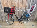 Omafiets met kinderzitje, 53 tot 56 cm, Ophalen, Gebruikt, Onbekend