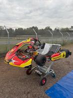 Maranello rs10 met modena kk2 schakelkart, Sport en Fitness, Karting, Ophalen of Verzenden, Zo goed als nieuw, Kart