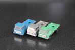 Set van 3 stuks Daf 2600 Majorette 1/100, Ophalen of Verzenden, Gebruikt, Bus of Vrachtwagen
