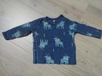 Lief shirtje met rendieren, Hema mt 68, Ophalen of Verzenden, Zo goed als nieuw, Hema, Shirtje of Longsleeve
