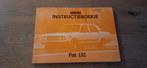 Instructieboek Fiat 132, Ophalen of Verzenden