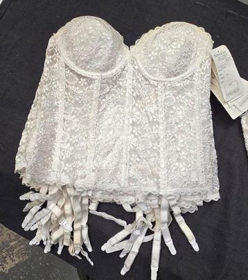 kanten 90's corsage deadstock vintage kleemeier Di lorenzo beschikbaar voor biedingen