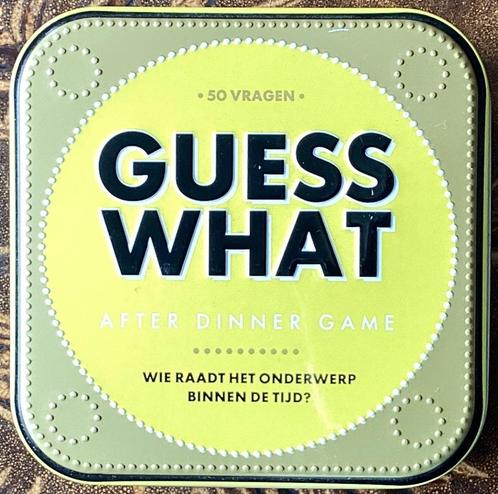 After Dinner Games – Guess what, Hobby en Vrije tijd, Gezelschapsspellen | Kaartspellen, Nieuw, Ophalen of Verzenden