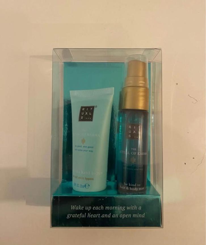 Nieuw Rituals Karma set body spray + hand lotion, Sieraden, Tassen en Uiterlijk, Uiterlijk | Lichaamsverzorging, Nieuw, Overige typen
