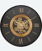 GEZOCHT: Zwarte Action Klok 55cm, Huis en Inrichting, Ophalen of Verzenden, Zo goed als nieuw, Analoog, Wandklok