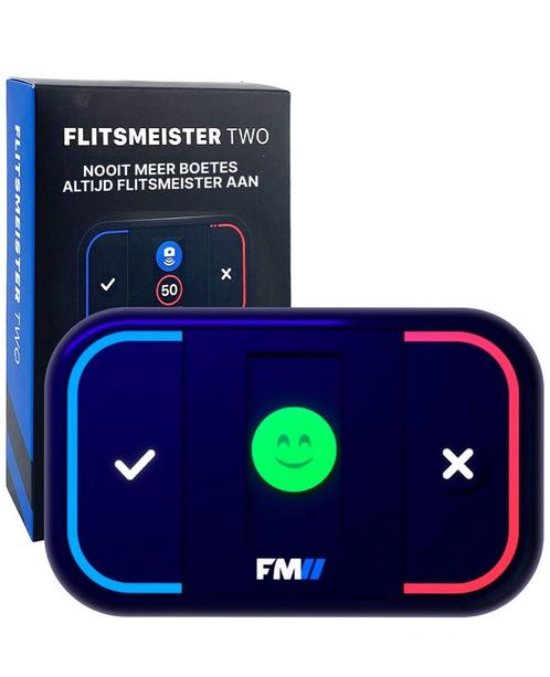 Flitsmeister Two | Geseald in doos | 1 jaar subscription Pro, Auto diversen, Auto-accessoires, Nieuw, Ophalen of Verzenden