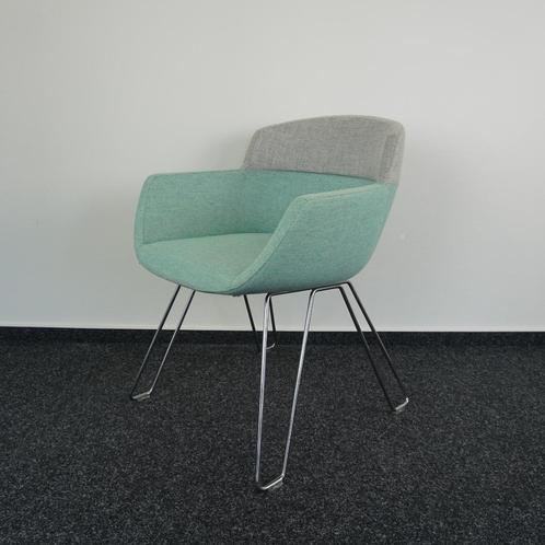 Artifort Mood Design Stoelen | Mintgroen | Eetkamerstoelen, Huis en Inrichting, Stoelen, Gebruikt, Eén, Metaal, Stof, Overige kleuren
