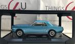 Norev 1:18 Ford Mustang Coupe 1965 Twilight Turquoise, Hobby en Vrije tijd, Modelauto's | 1:18, Nieuw, Ophalen of Verzenden, Auto