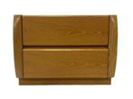 2 Vintage Nachtkastjes Moser Design jaren 80, Huis en Inrichting, Slaapkamer | Nachtkastjes, Ophalen, Gebruikt, Hout