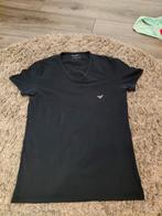 Zwart Emporio Armani T-shirt - Maat L, Emporio Armani, Zwart, Maat 56/58 (XL), Ophalen of Verzenden
