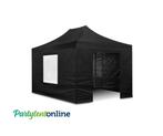 3x4,5 GO-BASIC easy up complete Feesttent Partytent, Nieuw, 2 meter of meer, Minder dan 5 meter, Opvouwbaar