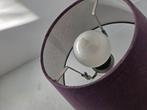 Tafellamp paars rvs, Ophalen, Zo goed als nieuw, Minder dan 50 cm