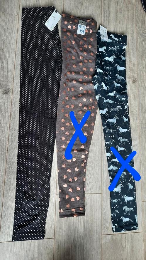 1 nieuwe legging maat 158 - Zwart met witte stippen Hema 158, Kinderen en Baby's, Kinderkleding | Maat 158, Ophalen of Verzenden